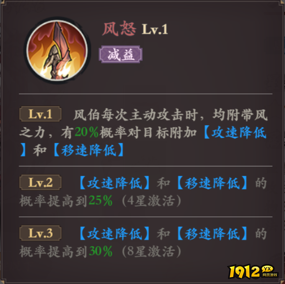 1912yx《花语卷》风伯英雄玩法与介绍